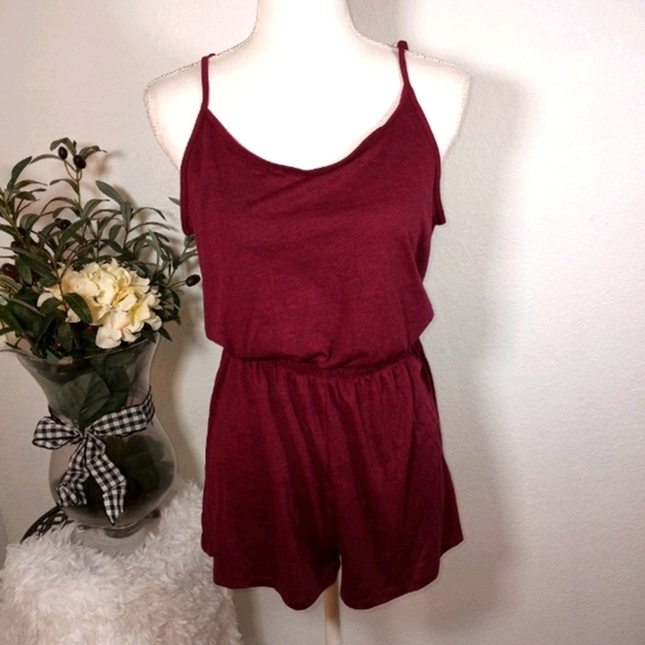 Pants - BOGO SALE!  H&M PLUM ROMPER SZ.M EUC